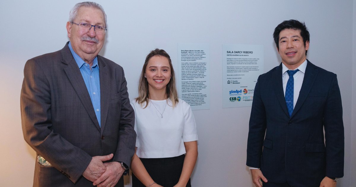 Com apoio da Feittinf, Sala Darcy Ribeiro é inaugurada em campus da PUC-SP